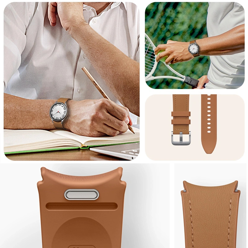 بند ساعت چرمی Hybrid Eco 20mm M/L سامسونگ مدل ET-SHR96