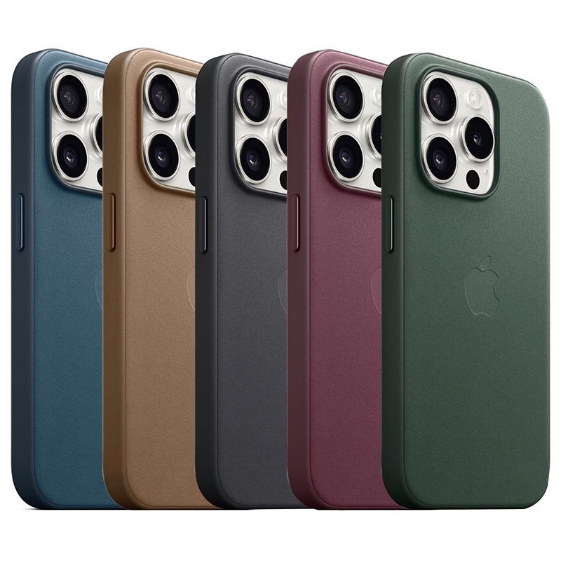 قاب مگ سیف دار اپل مدل FineWoven مناسب iPhone Pro