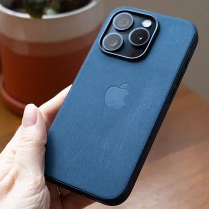 قیمت و خرید قاب مگ سیف دار اپل مدل FineWoven مناسب iPhone Pro