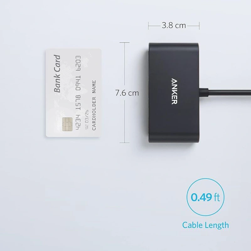 قیمت و خرید هاب تایپ سی 3 در 1 انکر مدل A8339