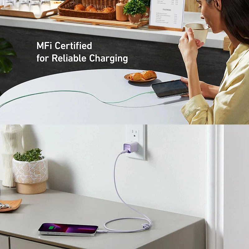 کابل شارژ 90 سانتی متری USB به USB-C انکر مدل A81H5