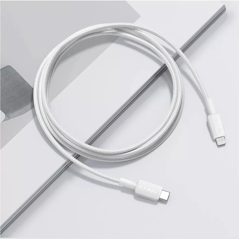 کابل شارژ 90 سانتی متری USB-C به لایتنینگ انکر مدل A81B5
