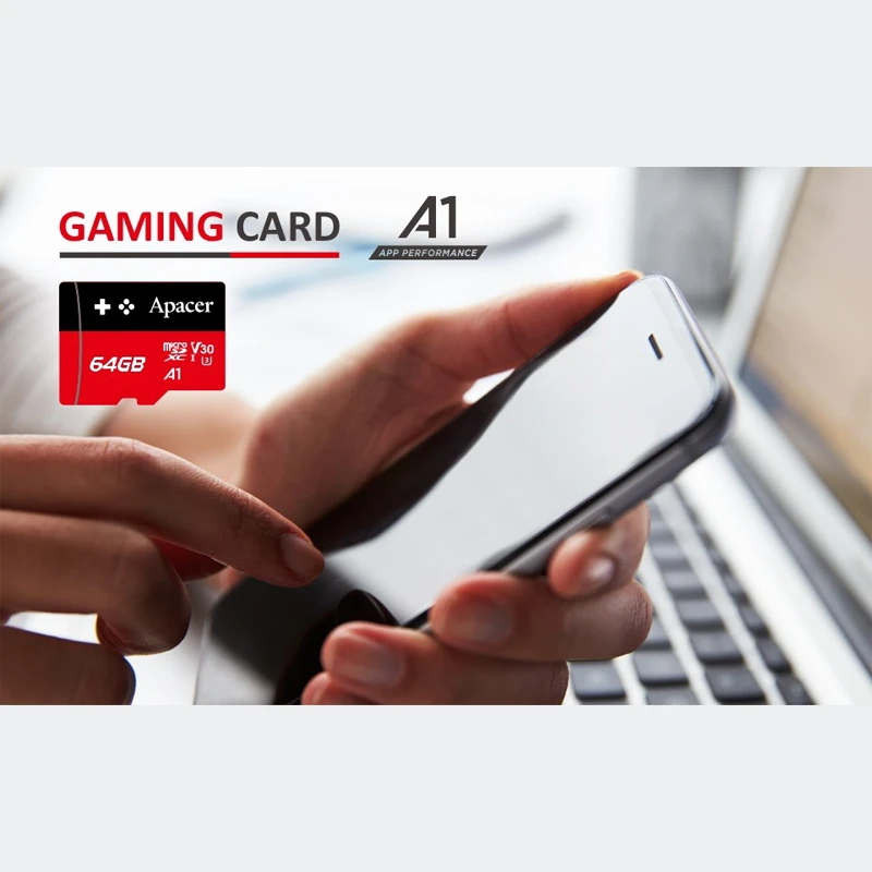 قیمت و خرید کارت حافظه Micro SD گیمینگ اپیسر ظرفیت 64 گیگابایت مدل Gaming v30