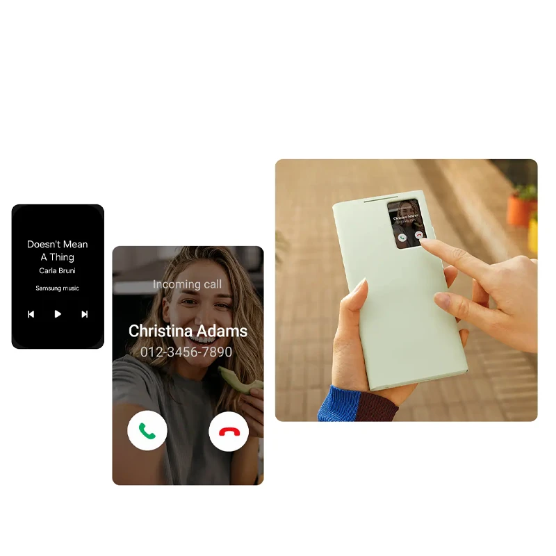 قیمت و خرید کیف کلاسوری هوشمند سامسونگ مدل Smart View Wallet Case مناسب Galaxy S24 Ultra (غیر اصل)