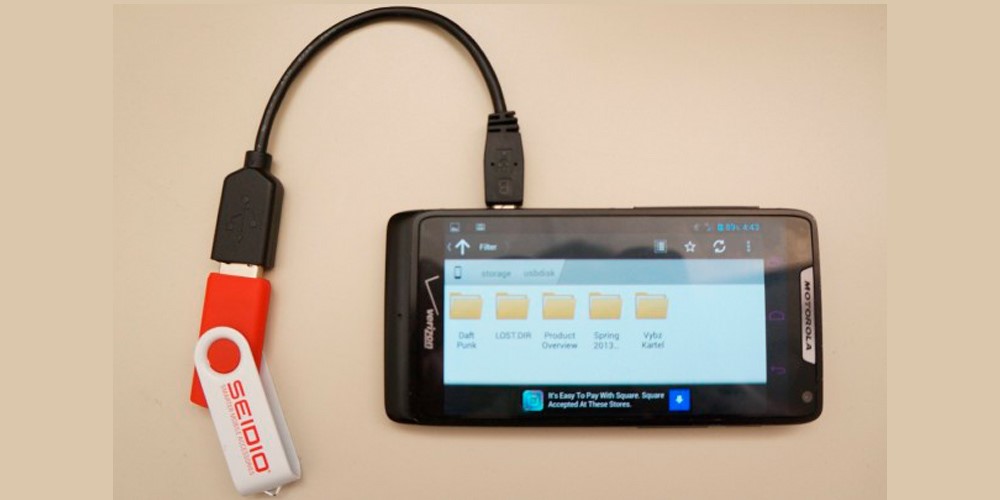 چگونه فلش را به گوشی وصل کنیم؟