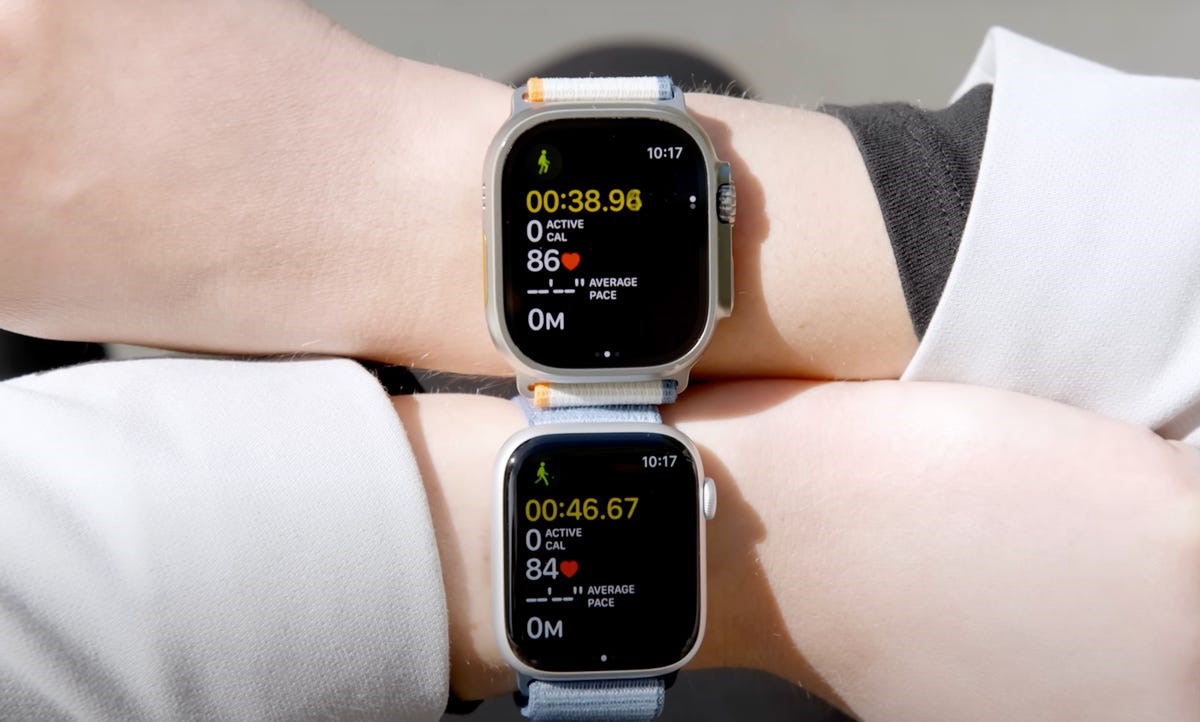مقایسه اپل واچ سری 9 با اپل واچ اولترا 2