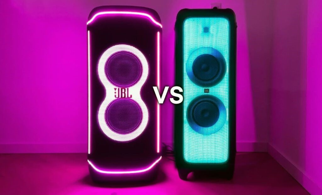 مقایسه اسپیکر جی بی ال پارتی باکس ۱۰۰۰ و آلتیمیت