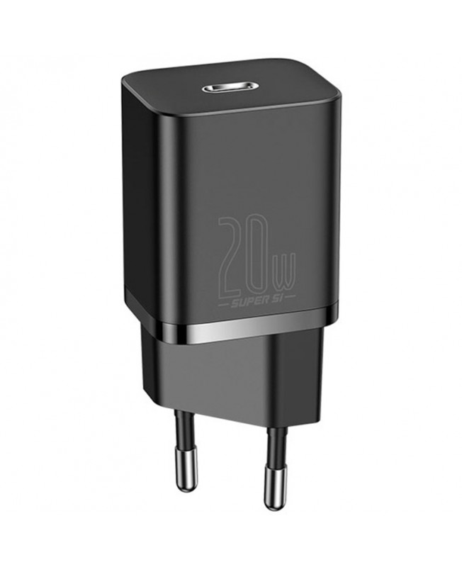 آداپتور و شارژر دیواری باسئوس | Baseus Super Si Quick Charger 1C 20W EU