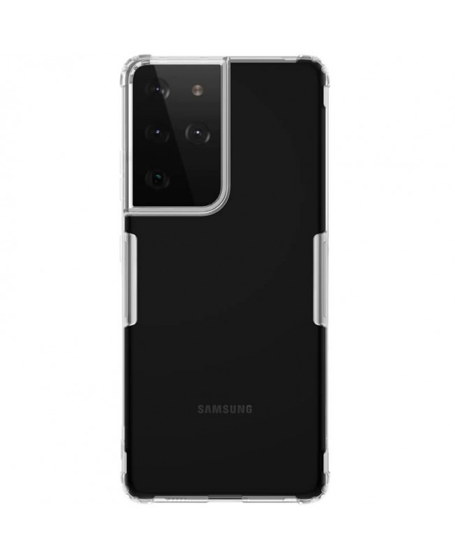 کاور ژله ای بی رنگ Nature نیلکین سامسونگ Galaxy S21 Ultra