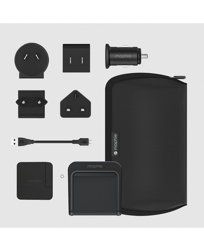 مجموعه لوازم جانبی موبایل موفی | Mophie Charge Stream Global Travel Kit RC-01