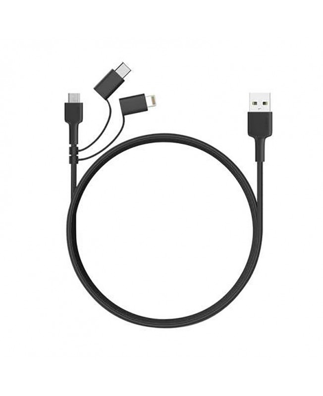 کابل تبدیل USB به لایتنینگ / USB-C / microUSB آکی CB-BAL5 طول 1.2 متر | AUKEY 3 in 1 CB-BAL5 Cable