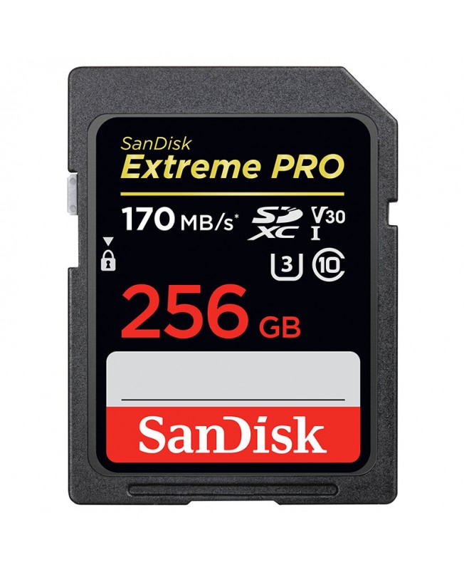 کارت حافظه اس دی سن دیسک ظرفیت 256 گیگابایت| SanDisk Extreme Pro V30