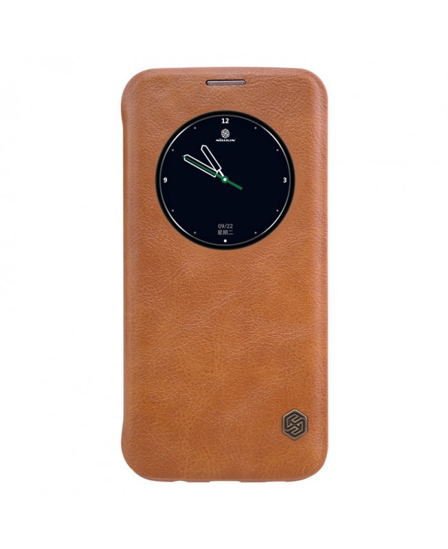 کیف کلاسوری چرمی نیلکین مدل QIN مناسب برای سامسونگ Galaxy S7 Edge