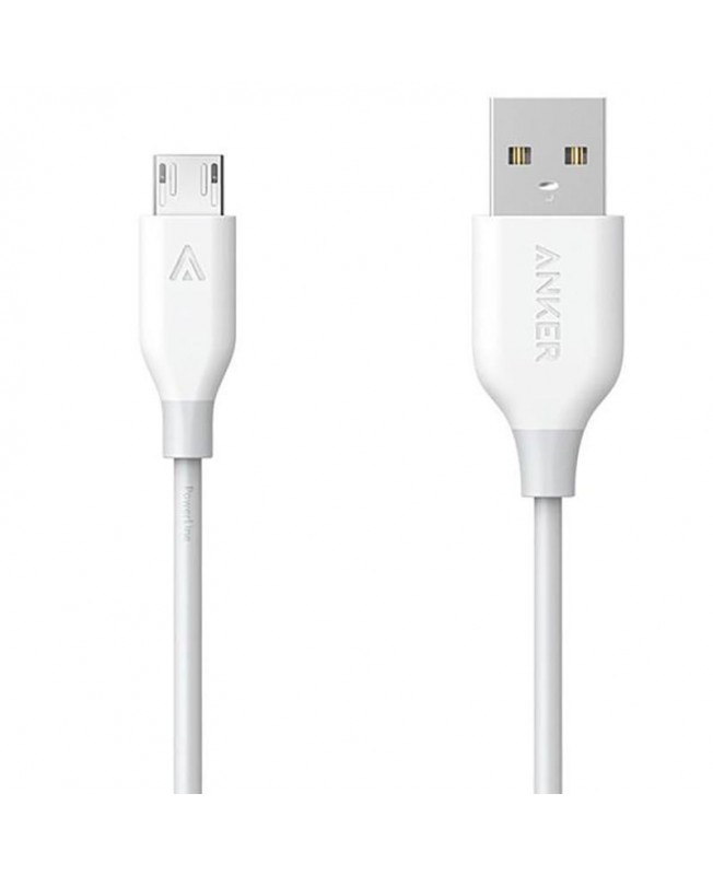 کابل تبدیل USB به microUSB انکر 1.8 متری | ANKER A8133 Powerline 6 ft