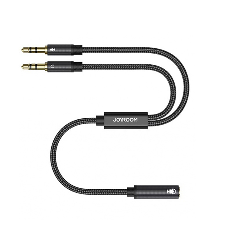 مبدل 2 به 1 AUX جوی روم Joyroom Headphone cable SY-A05