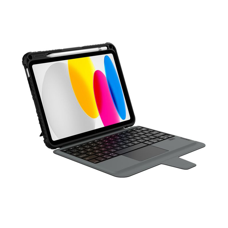 کیف کلاسوری کیبورد دار نیلکین Bumper Combo Keyboard Case مناسب برای (2021)/(2020)/iPad Air 10.2 (2019)