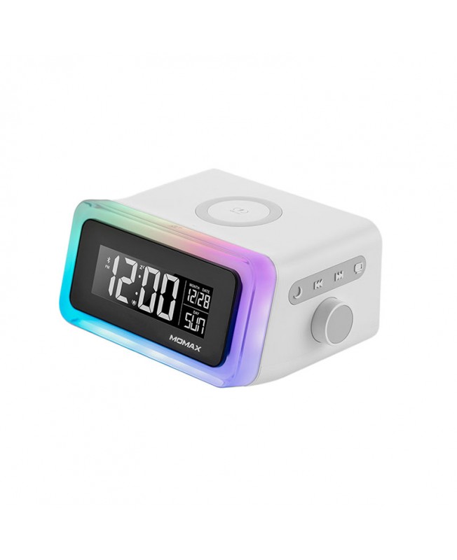 اسپیکر و شارژر وایرلس مومکس | MOMAX Digital Clock With Wireless Charger