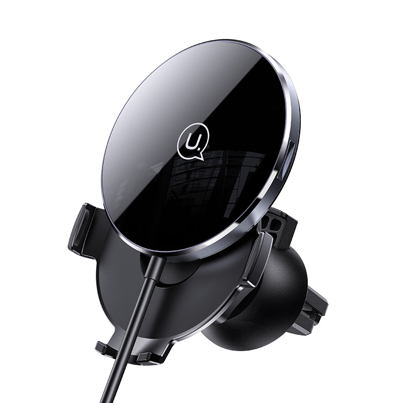 هولدر و شارژر وایرلس یوسامز | USAMS Ultra-Slim Magnetic Car Wireless Charger