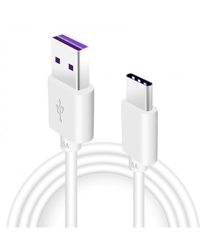 کابل تبدیل USB به USB-C هوآوی طول 1 متر | Huawei 5A USB To Type-c