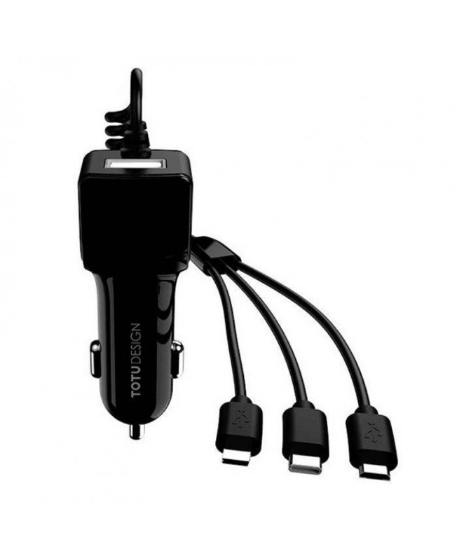 شارژر فندکی توتو | TOTU 3-in-1 For Car Charger