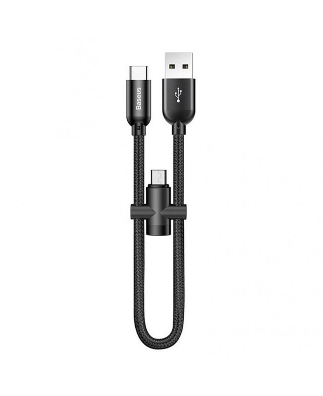 کابل تبدیل USB به Type-C/microUSB باسئوس | Baseus Portable Data Cable