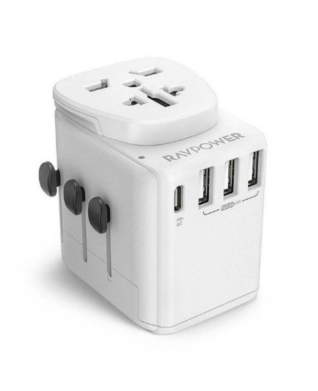 شارژر دیواری مسافرتی راوپاور | Ravpower Diplomat 30W 4-Port Travel Charger