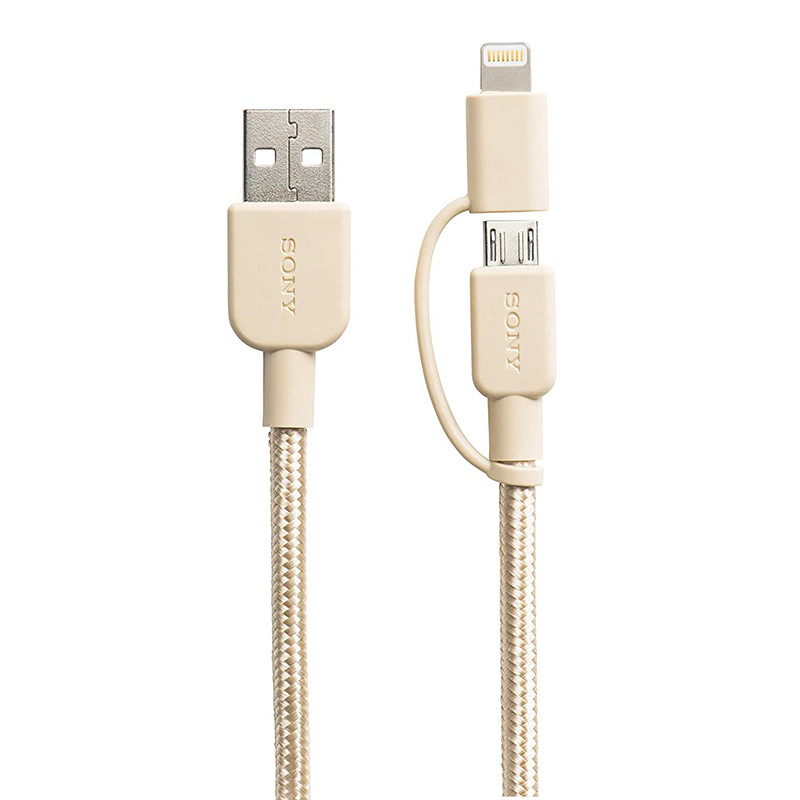 کابل تبدیل USB به microUSB / لایتنینگ مدل CP-ABLP150 سونی