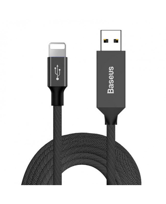 کابل تبدیل USB به لایتنینگ بیسوس 5 متری | Baseus CALYW-M01 Cable Artistic Striped