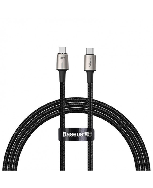 کابل تبدیل USB-C به USB-C بیسوس 1.2 متری | Baseus Zinc Magnetic Cable 100w