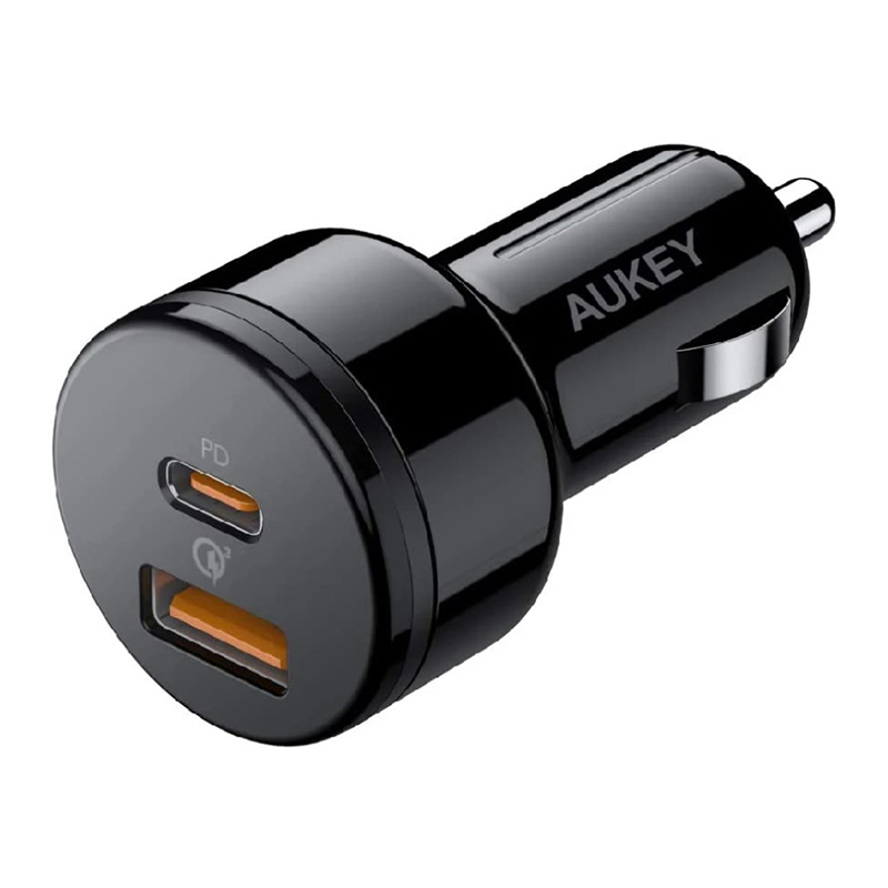 شارژر فندکی 36 وات آکی |  Essential Dual-Port Car Charger CC-Y18