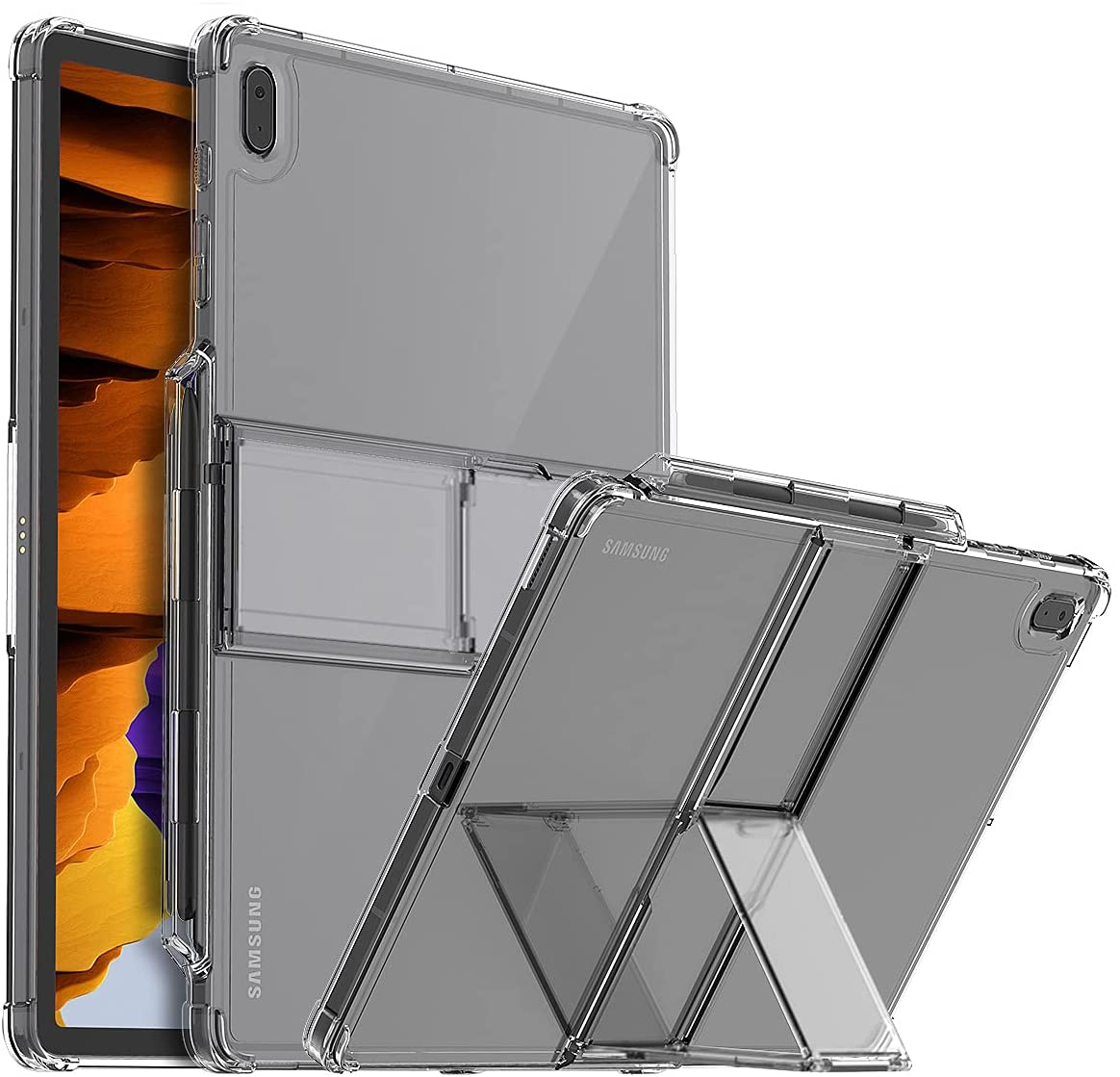 قاب تبلت آراری سامسونگ Araree Mach Stand Galaxy S7 FE Clear cover