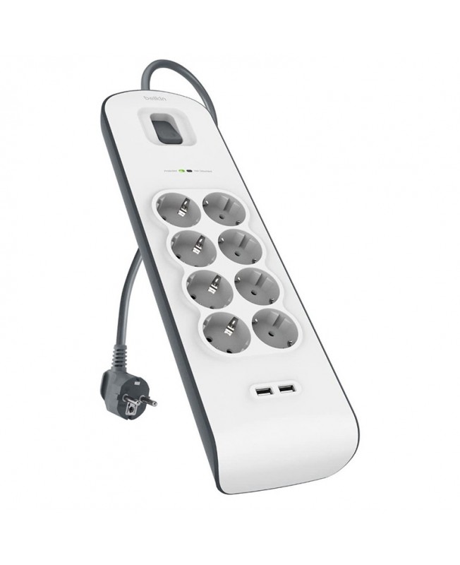 چندراهی برق 10 پورت بلکین | Belkin Surge Plus BSV804