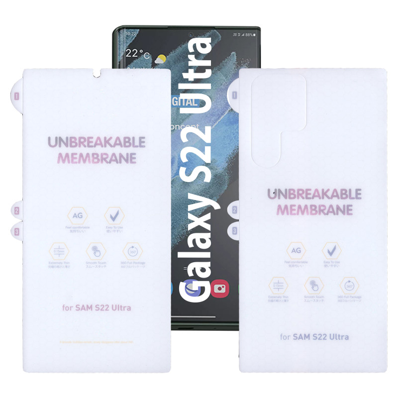 گلس هیدروژلی مات سامسونگ Hydrogel Galaxy S22 Ultra