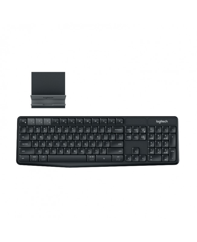 کیبورد بلوتوثی و پایه رومیزی موبایل لاجیتک | Logitech K375s