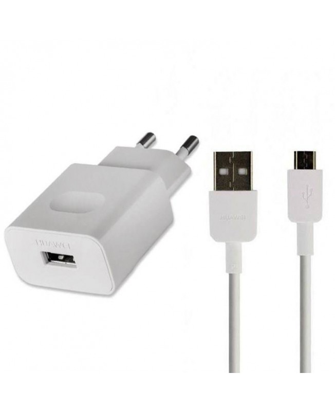 شارژر اصلی 18 وات هوآوی | Huawei Adapter + Data Cable Quick Charge
