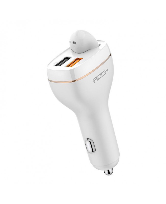 شارژر فندکی و هدفون بلوتوثی راک | Rock B401