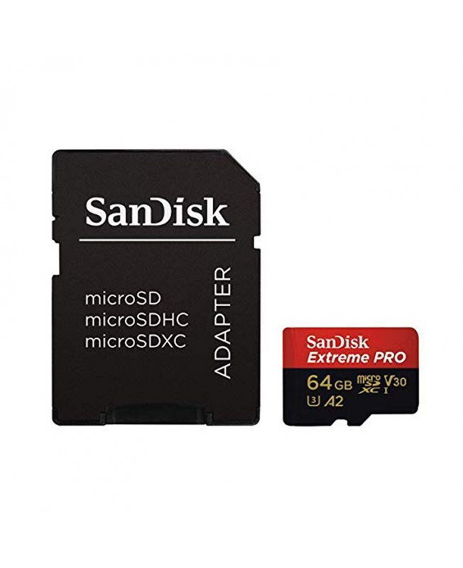کارت حافظه میکرو اس دی سن دیسک ظرفیت 64 گیگابایت | SanDisk microSDXC Extreme PRO