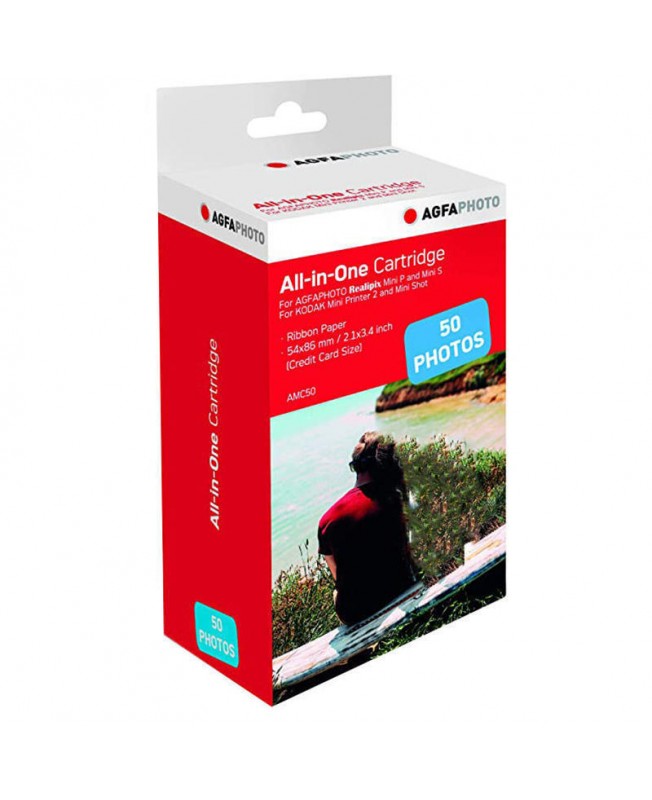 کاغذ چاپ سریع 50 تایی پرینتر آگفا فوتو | AGFA PHOTO All in One Cartridge