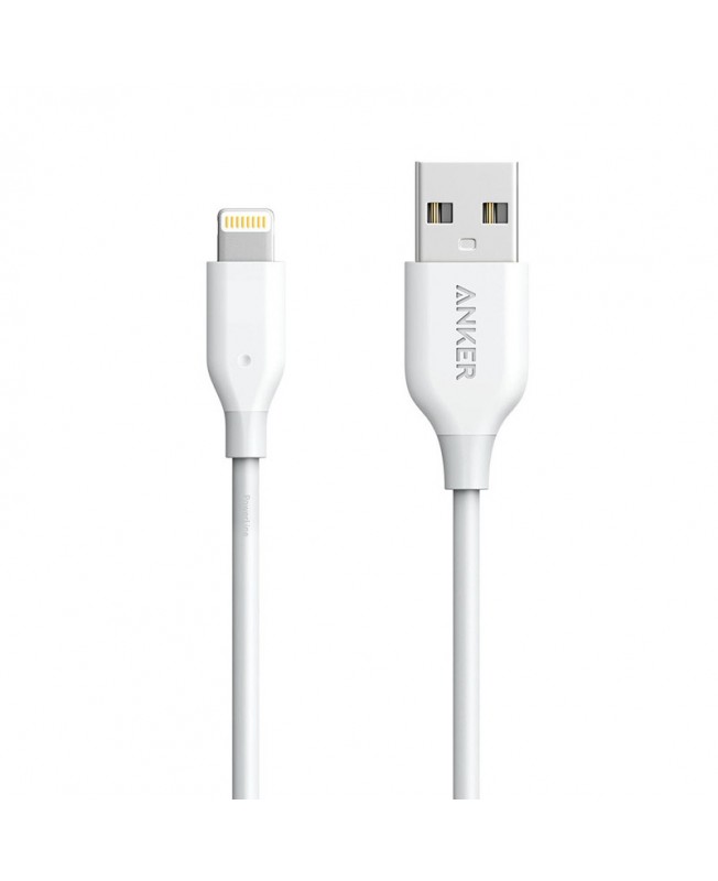 کابل تبدیل USB به لایتنینگ انکر 0.9 متری |  ANKER A8111 PowerLine 3 ft