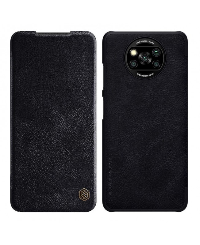 کیف کلاسوری چرمی نیلکین مدل QIN مناسب برای شیائومی Poco X3 NFC