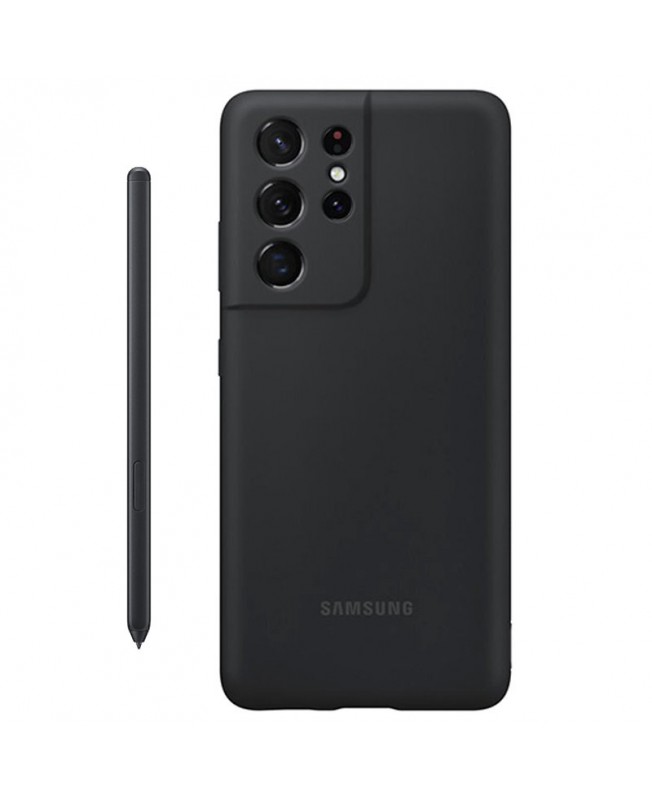 کاور سیلیکونی همراه با قلم سامسونگ Silicobe Cover With S Pen EF-PG99P سامسونگ Galaxy S21 Ultra
