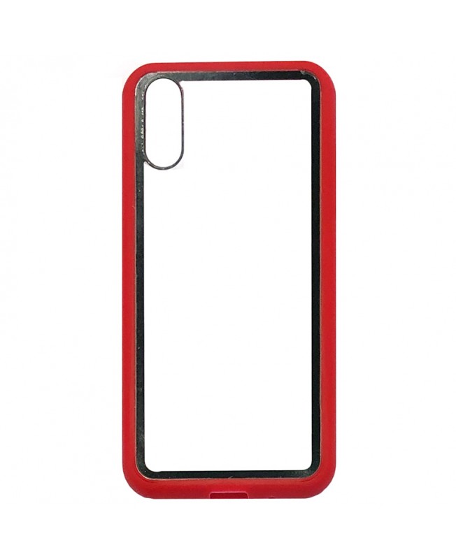 کاور مدل  شفاف دور رنگی  مناسب برای گوشی موبایل سامسونگ Galaxy A01