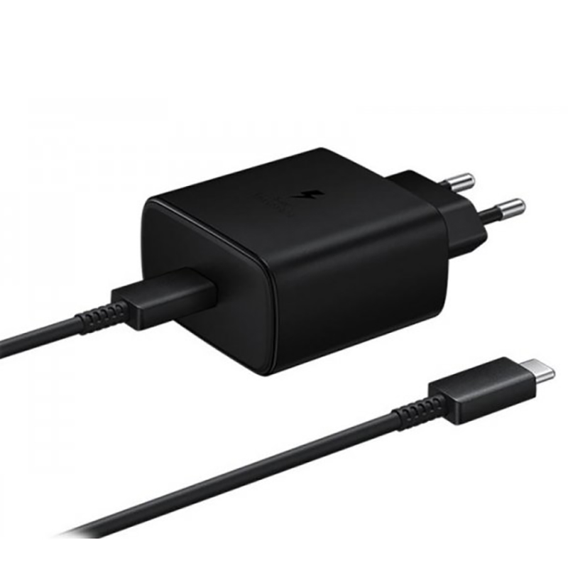 شارژر دیواری همراه با کابل Type-C سامسونگ | Samsung 45W EP-TA845