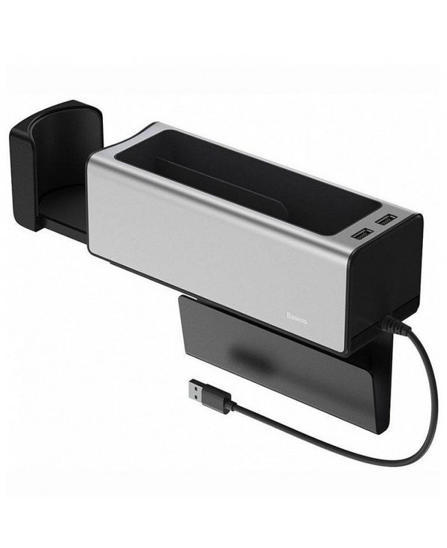 جعبه نظم دهنده خودرو باسئوس | Baseus Deluxe Metal Armrest Console Organizer