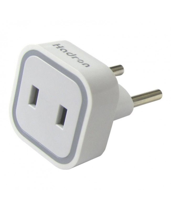 تبدیل 2 به 2 برق هادرون | Hadron Power Plug Adapter HTH-A08