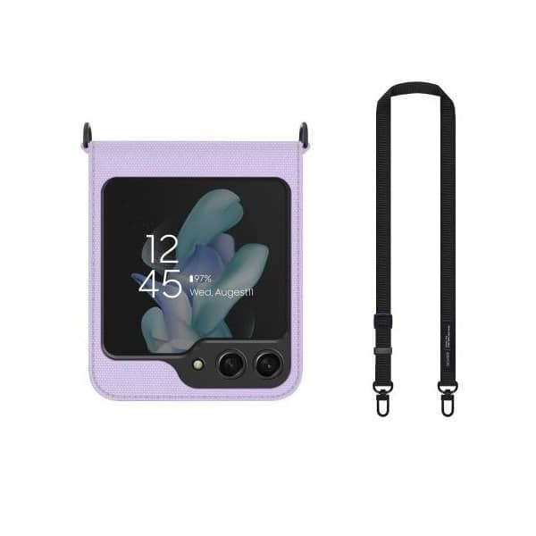 قاب محافظ گوشی Araree مدل Canvas Diary به همراه بند مناسب Z Flip 5