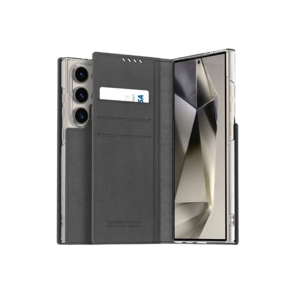 کیف چرمی گوشی آراری مدل Mustang Diary مناسب Galaxy S24 ultra