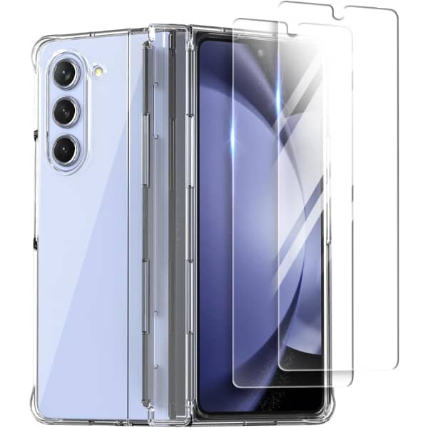 محافظ صفحه نمایش ۲ عددی Araree مدل Core Tempered Glass مناسب Galaxy Z Fold 4,  Z Fold 5