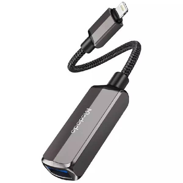 مبدل 2 در 1 Lightning به usb-A 3.0 مک دودو مدل CA-269