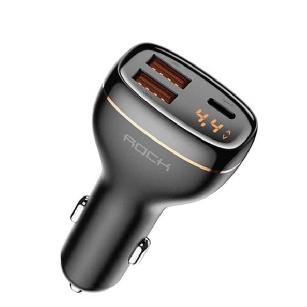 شارژر فندکی 60 وات Rock مدل c301 RAU0678
